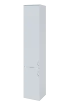 N 6 - 42D kancelářská skříň, 2-dveřová, levá, 2150x400x400, bílá